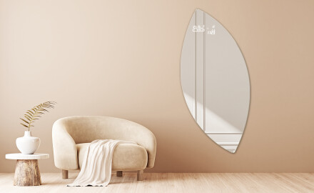 Dekorativt speil med LED lys L221