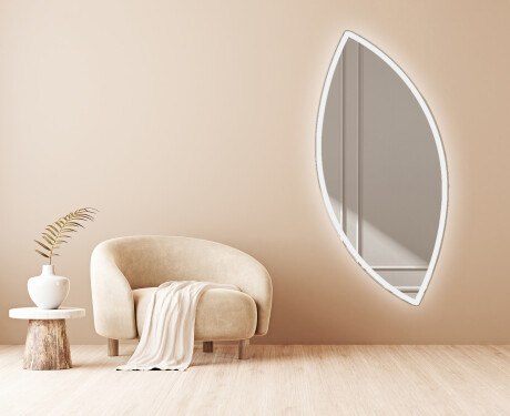 Dekorativt speil med LED lys L222 #4