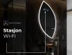 LED-badsspeil med uregelmessig form L222 #6