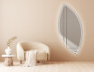 Dekorativt speil med LED lys L223 #4