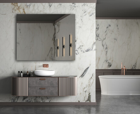 Rektangulaere vertikal veggspeil L198 #5