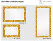 Dekorspeil Med Belysning LED Til Gangen - Gold Triangles #6