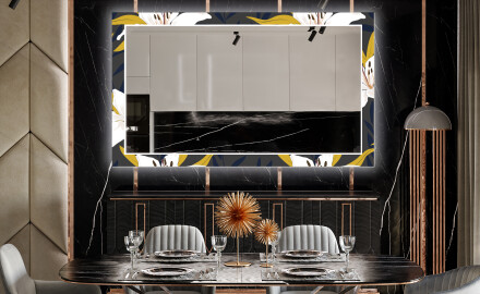 Dekorspeil Med Belysning LED Til Spisestuen - Bell Flowers