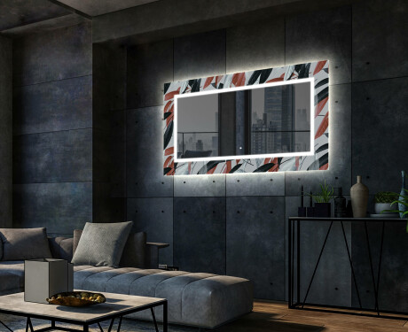Dekorspeil Med Belysning LED Til Stuen - Leaves #2