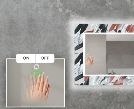 Dekorspeil Med Belysning LED Til Stuen - Leaves #5
