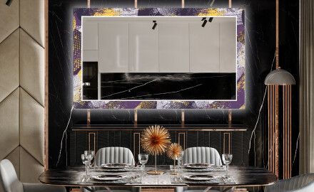 Dekorspeil Med Belysning LED Til Spisestuen - Round Stamp