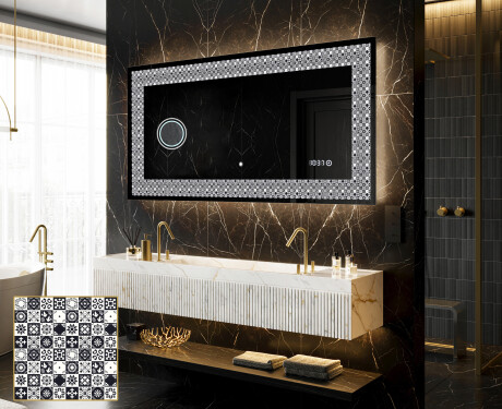 Dekorspeil Med Belysning - Geometric Symphony