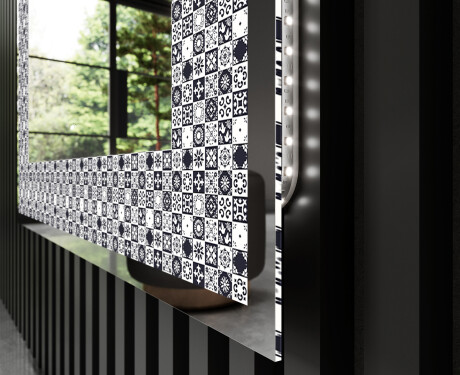 Dekorspeil Med Belysning - Geometric Symphony #3