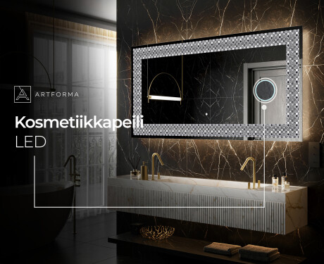 Dekorspeil Med Belysning - Geometric Symphony #6