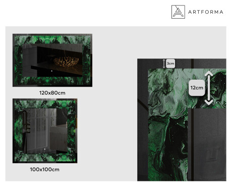 Dekorspeil Med Belysning - Malachite Magic #2