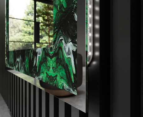 Dekorspeil Med Belysning - Malachite Magic #3