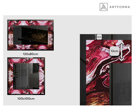 Dekorspeil Med Belysning - Ruby Rhythms #2