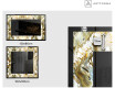 Dekorspeil Med Belysning - Golden Streaks #2