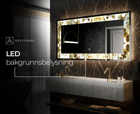 Dekorspeil Med Belysning - Golden Streaks #6