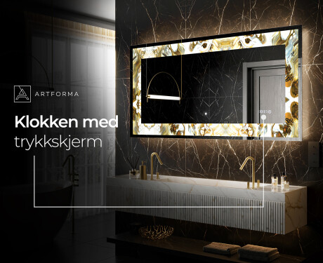 Dekorspeil Med Belysning - Golden Streaks #8
