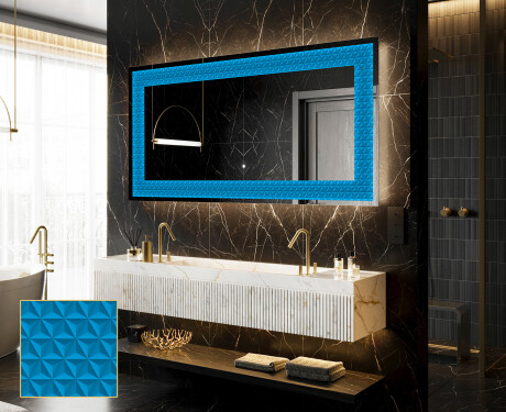 Dekorspeil Med Belysning - Symmetrical Diamonds