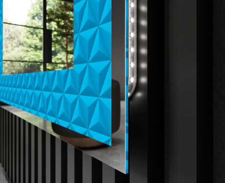 Dekorspeil Med Belysning - Symmetrical Diamonds #3