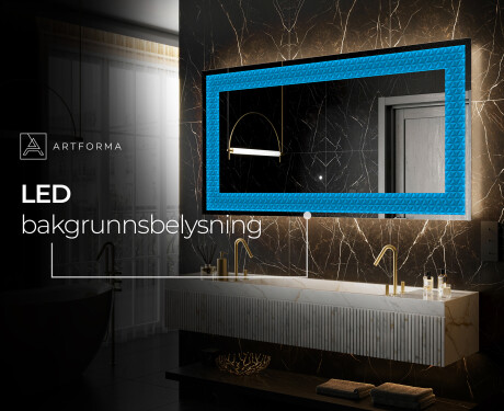 Dekorspeil Med Belysning - Symmetrical Diamonds #7