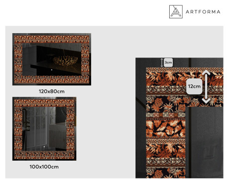 Dekorspeil Med Belysning - Abstract Leaves #2