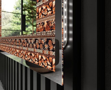 Dekorspeil Med Belysning - Abstract Leaves #3