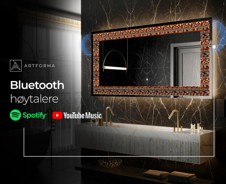 Dekorspeil Med Belysning - Abstract Leaves #7