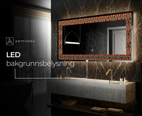 Dekorspeil Med Belysning - Abstract Leaves #8