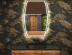 LED-badsspeil med uregelmessig form M223