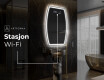LED-badsspeil med uregelmessig form M223 #6