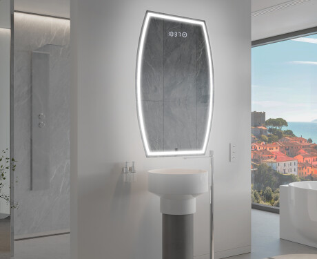 LED-badsspeil med uregelmessig form M223 #9