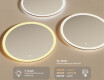 Rundt baderomsspeil med LED-belysning 80 cm med Dual color, Berøringsbryter, Oppvarmingsmatte #3