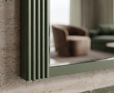 Moderne speil med lakkert ARCUS MDF-ramme #2
