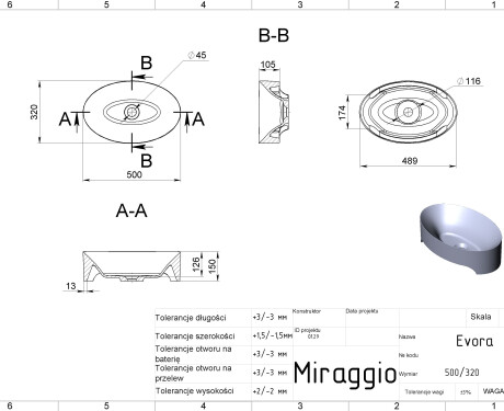 EVORA MIRASOFT-vask