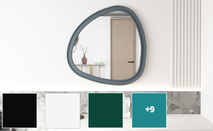 Uregelmessig speil med MDF-ramme L302
