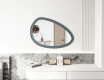 Asymmetrisk speil med dekorativ MDF-ramme L304 #6