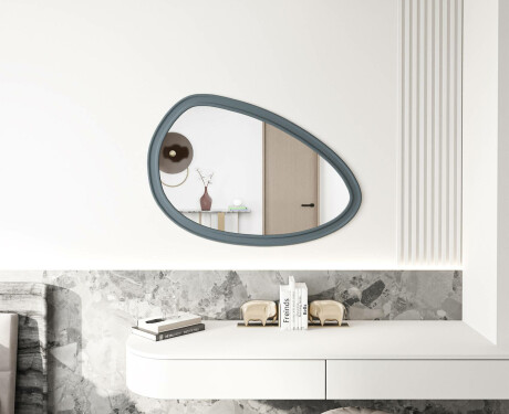 Asymmetrisk speil med dekorativ MDF-ramme L304 #6