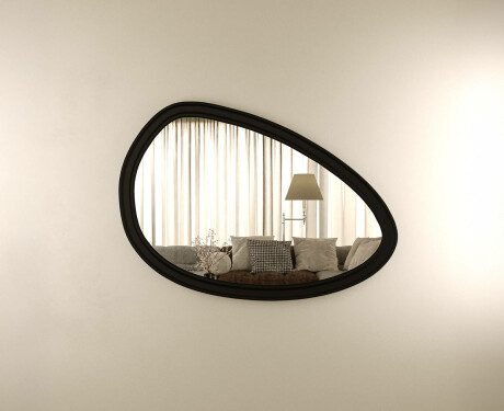 Asymmetrisk speil med dekorativ MDF-ramme L304 #9