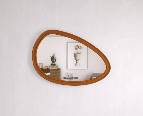 Asymmetrisk speil med dekorativ MDF-ramme L304 #10