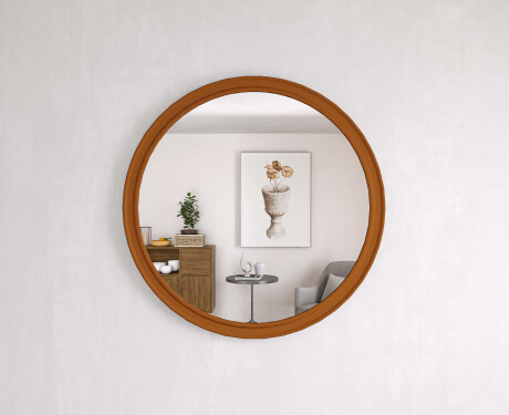 Rundt speil med MDF-finish L300 #2