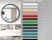 Rundt speil med MDF-finish L300 #3