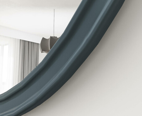 Rundt speil med MDF-finish L300 #6