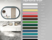 Baderomsspeil med MDF-ramme L301 #3