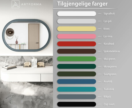 Baderomsspeil med MDF-ramme L301 #3
