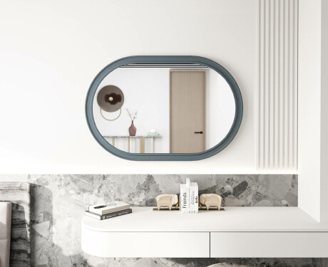 Baderomsspeil med MDF-ramme L301 #4