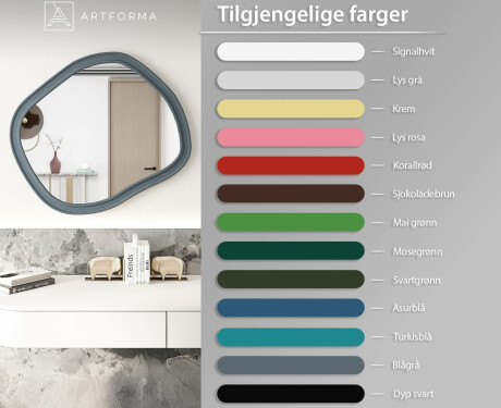 Tilpasset baderomsspeil med MDF-ramme L303 #3