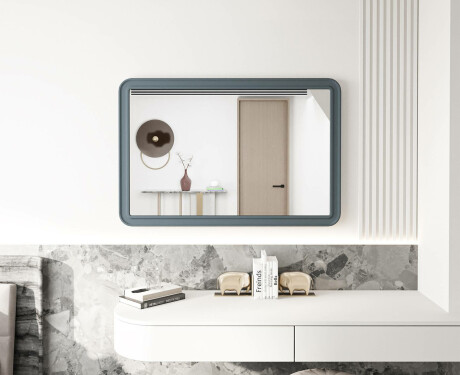 Avrundet speil med MDF-ramme L299 #4
