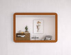 Avrundet speil med MDF-ramme L299 #10