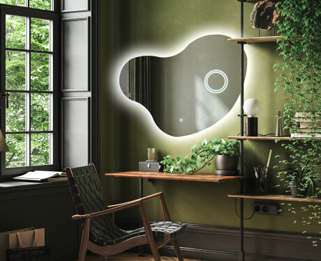 LED-badsspeil med uregelmessig form N221 #4