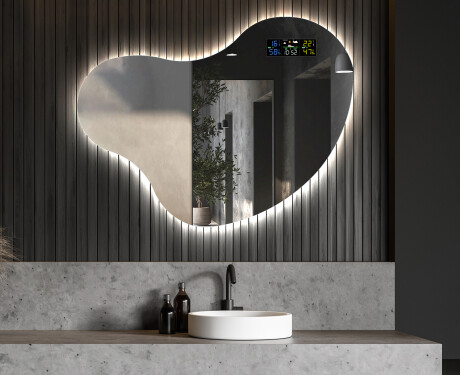 Dekorativt speil med LED lys N221 #6