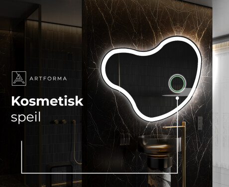 LED-badsspeil med uregelmessig form N222 #4