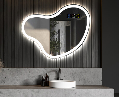 Dekorativt speil med LED lys N222 #6